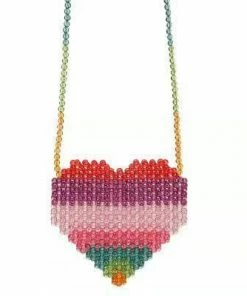 Lola & The Boys Beaded Heart Purse Girls