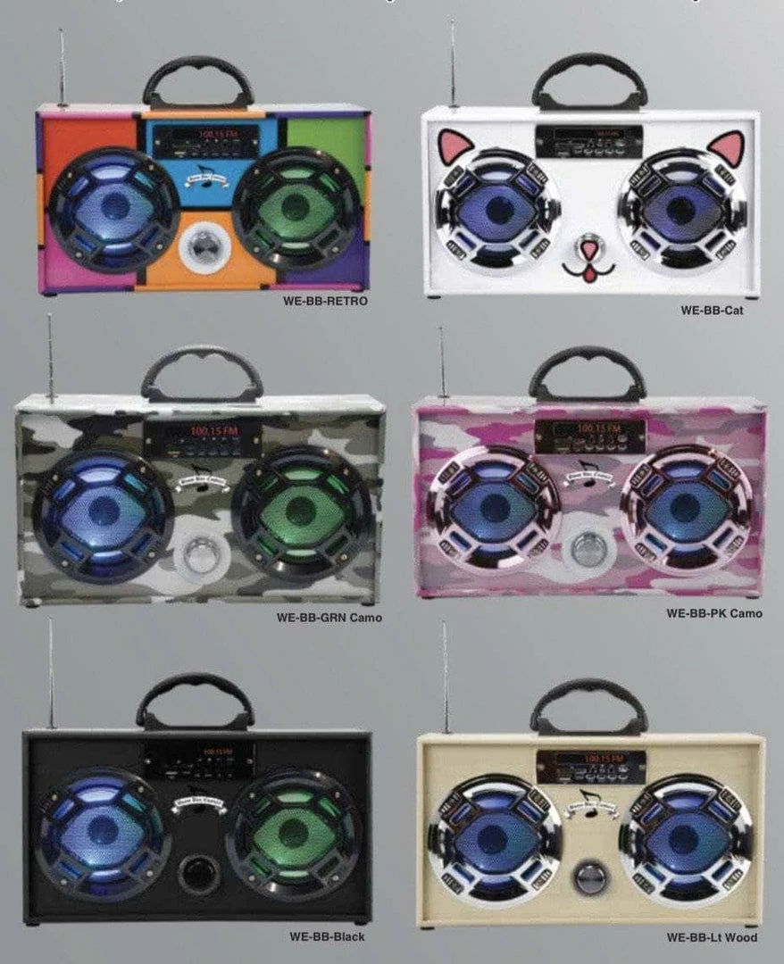 Hot Sale ๐คฉ Wireless Express Bling Mini LED BoomBox Speakers ๐ง Girls โ 3 Wireless Express Bling Mini LED BoomBox Speakers Girls