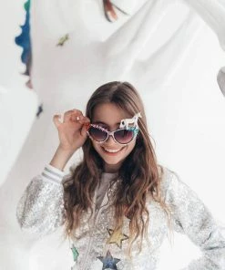 Lola + The Boys Crystal Cat Eye Unicorn Sunnies Girls
