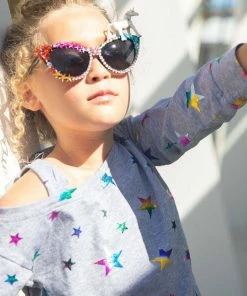 Lola + The Boys Crystal Cat Eye Unicorn Sunnies Girls