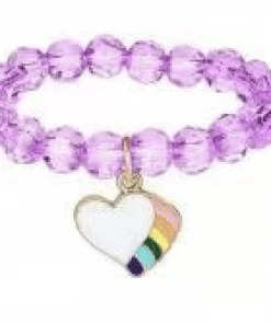 Lola + The Boys Crystal Charm Gem Bracelets Jewelry