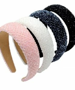 Lola + The Boys Crystal Encrusted Headband