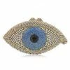 Lola + The Boys Girls Crystal Evil Eye Clutch