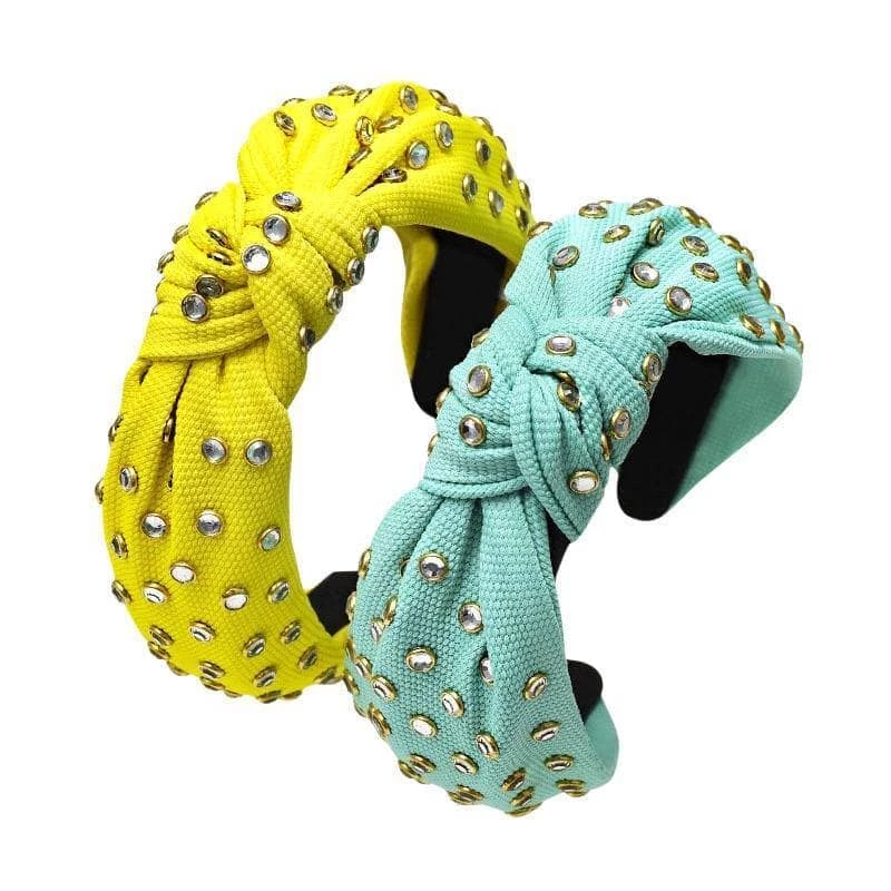 Best Sale ๐ Lola + The Boys Hair Accessories Crystal Studded Knot Headband โญ 3 Lola + The Boys Hair Accessories Crystal Studded Knot Headband