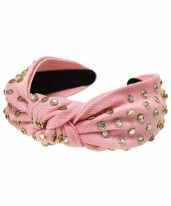 Best Sale ๐ Lola + The Boys Hair Accessories Crystal Studded Knot Headband โญ 9 Lola + The Boys Hair Accessories Crystal Studded Knot Headband
