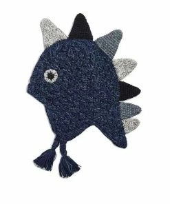 Lola + The Boys Little Dinosaur Scales Knit Hat