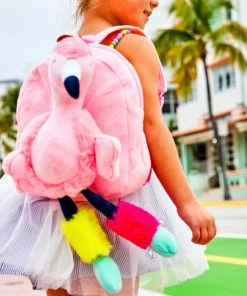 Lola + The Boys Girls Flamingo Fun Backpack