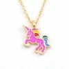 Lola + The Boys Gold Unicorn Necklace Jewelry