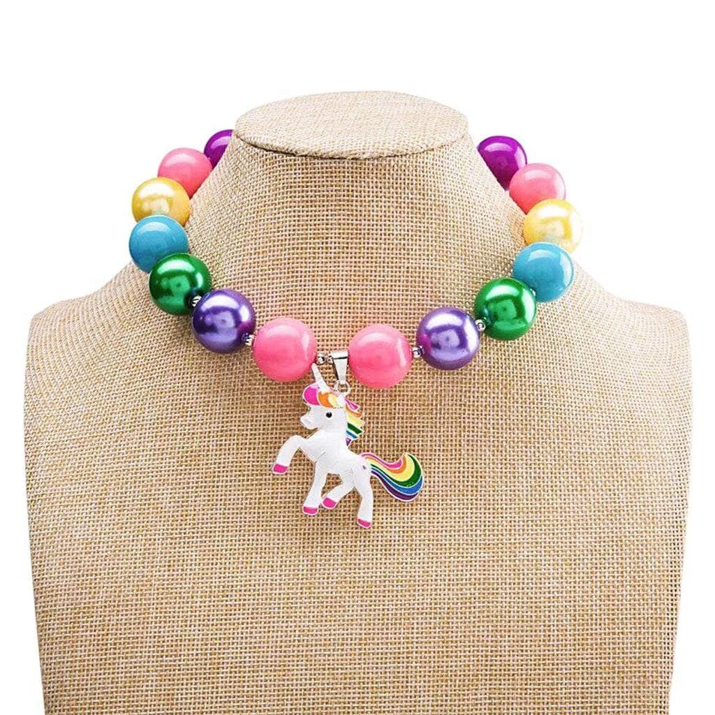 Discount 😉 Lola & The Boys Jewelry Gumball Unicorn Necklace ✔️ 3 Lola & The Boys Jewelry Gumball Unicorn Necklace