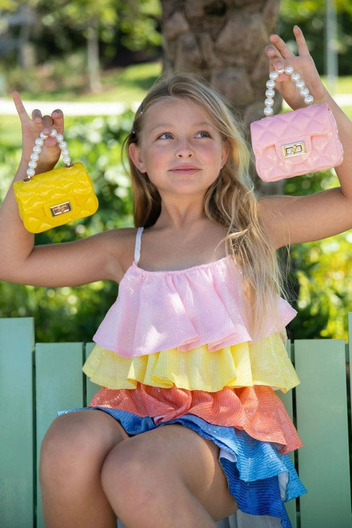 Buy ❤️ Lola + The Boys 👧 Girls Mini Coco Pearl Purse 👍 8 Lola + The Boys Girls Mini Coco Pearl Purse