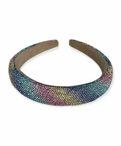 Lola + The Boys New Arrivals Rainbow Encrusted Headband