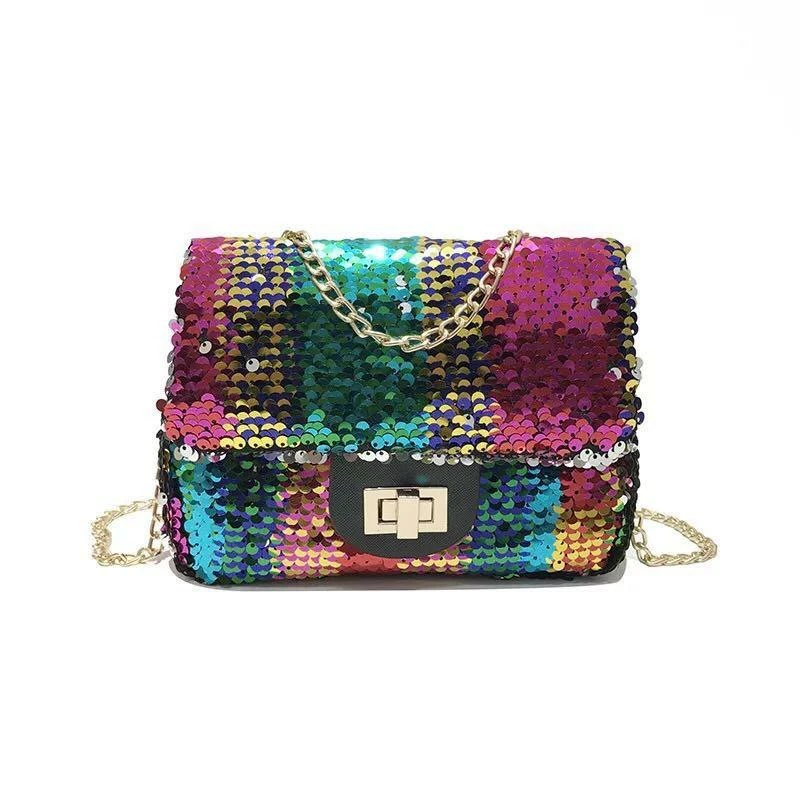 Top 10 ๐ Lola + The Boys ๐ Handbags Rainbow Sequin Flip Coco Purse ๐ 3 Lola + The Boys Handbags Rainbow Sequin Flip Coco Purse