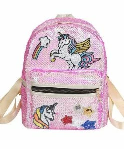 Lola + The Boys Sequin Unicorn Patch Mini Backpack Girls