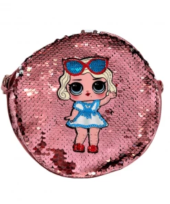 Lola + The Boys Girls Blonde Sequin Doll Crossbody