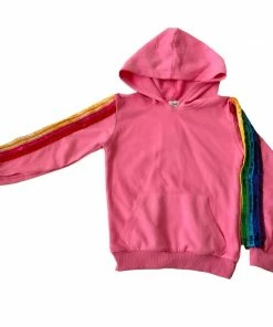 Best Sale ๐ Lola + The Boys New Arrivals Bright Pink Rainbow Sequin Tracksuit ๐ฅ 9 Lola + The Boys New Arrivals Bright Pink Rainbow Sequin Tracksuit