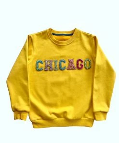 Cheapest 𧨠Lola + The Boys Chicago Gem Sweatshirt - Yellow New Arrivals π₯° 6 Lola + The Boys Chicago Gem Sweatshirt - Yellow New Arrivals