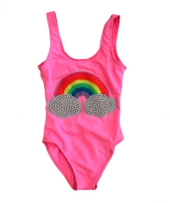 Cheap ๐ Lola + The Boys Pearl Clouds Rainbow ๐ฉฑ Swimsuit ๐ 14 Lola + The Boys Pearl Clouds Rainbow Swimsuit