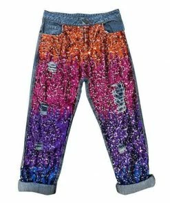 Lola + The Boys Ombre Sequin Jeans