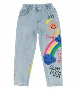 Lola + The Boys Scribble Rainbow Jeans