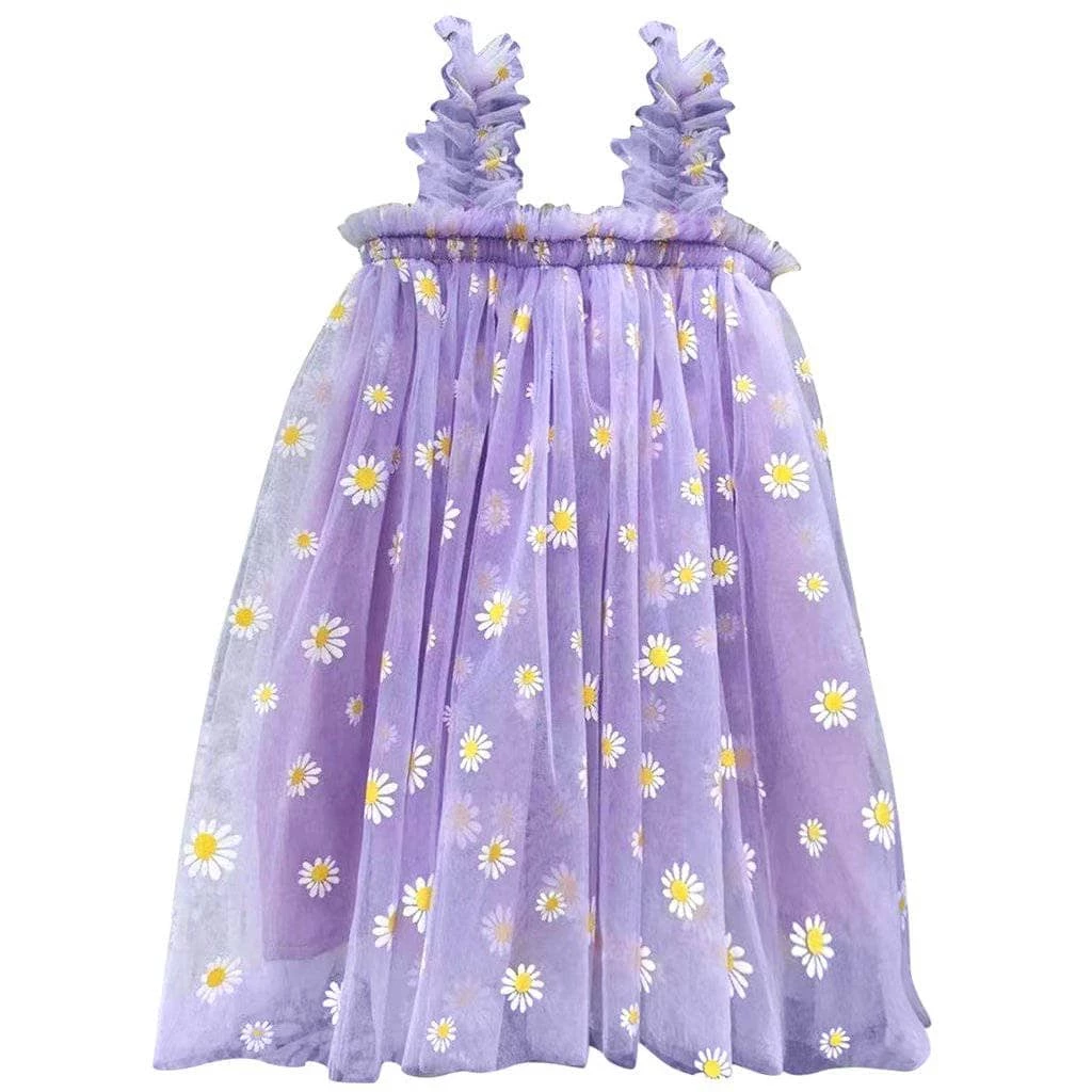 Cheapest โจ Lola + The Boys Daisy Lavender Tulle ๐ Dress ๐ง Girls ๐ 5 Lola + The Boys Daisy Lavender Tulle Dress Girls