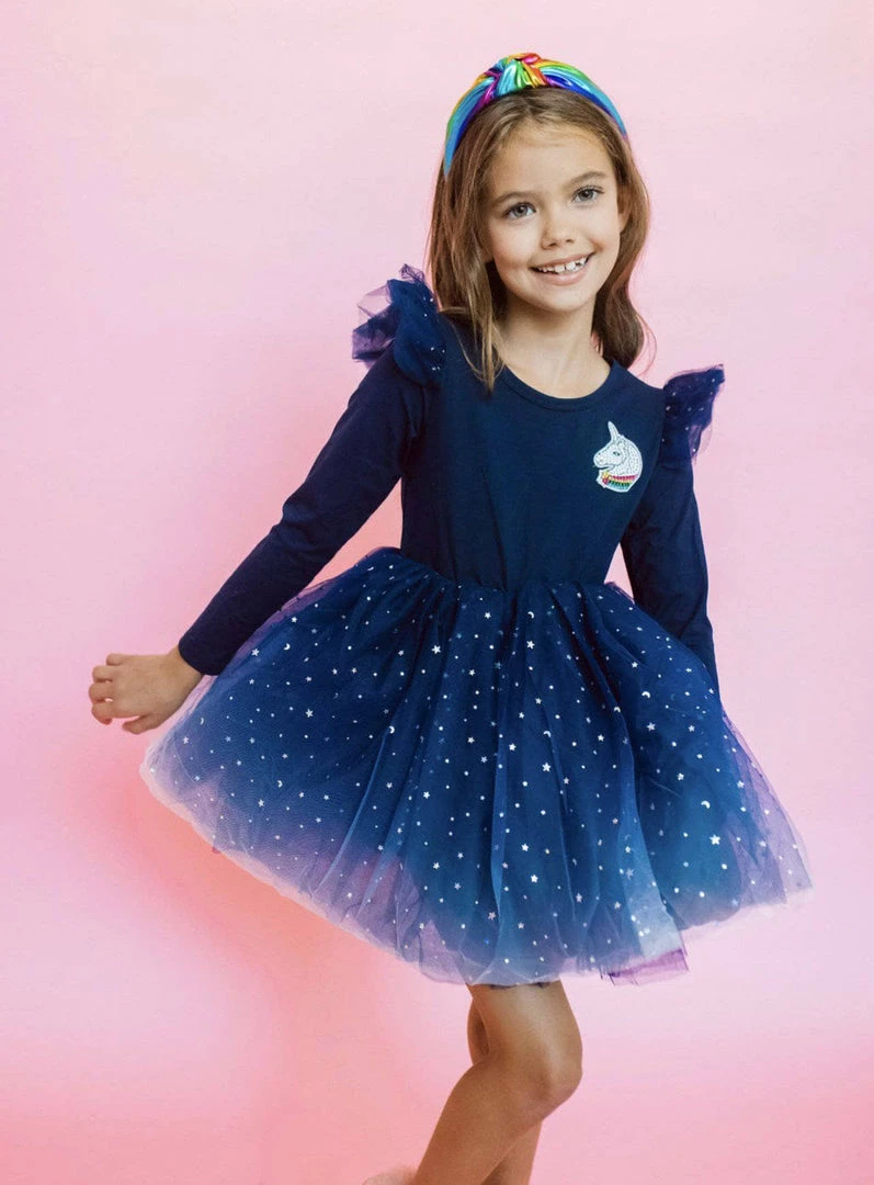 Deals ๐ฅฐ Lola + The Boys ๐ง Girls Unicorn Stardust Tutu ๐ Dress ๐ฅฐ 3 Lola + The Boys Girls Unicorn Stardust Tutu Dress