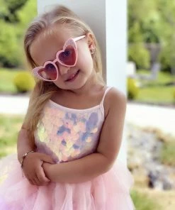 Lola + The Boys Paillette Ombre Tutu Dress