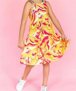 Flash Sale ๐ Lola + The Boys Retro Rainbow ๐ Dress ๐ง Girls ๐ 10 Lola + The Boys Retro Rainbow Dress Girls