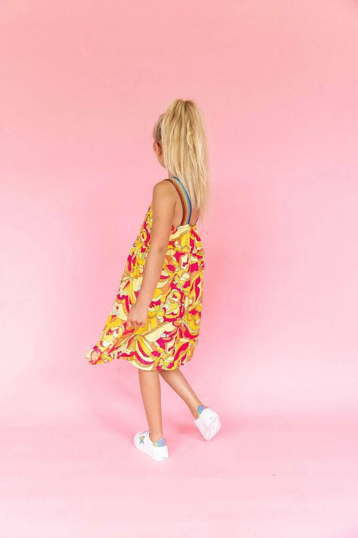 Flash Sale ๐ Lola + The Boys Retro Rainbow ๐ Dress ๐ง Girls ๐ 7 Lola + The Boys Retro Rainbow Dress Girls