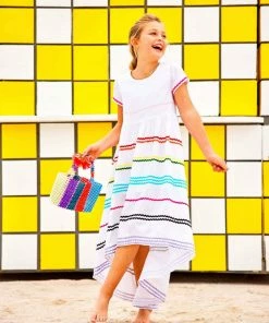 Lola + The Boys Ric Rack Hi Low Dress New Arrivals