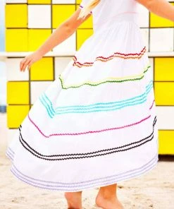 Lola + The Boys Ric Rack Hi Low Dress New Arrivals