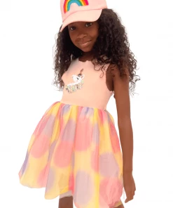 Lola And The Boys Girls Sparkle Ombre Unicorn Tutu