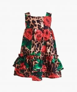 Lola And The Boys Wild Rose Dress Girls