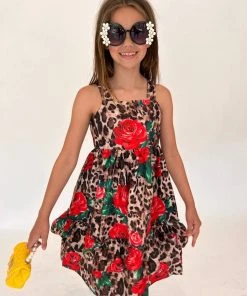 Lola And The Boys Wild Rose Dress Girls