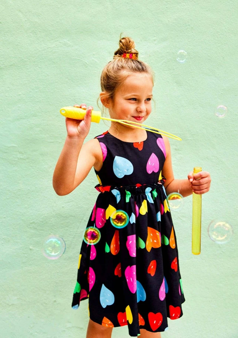 Best Pirce โญ Lola + The Boys Rainbow Heart ๐ Dress ๐ 5 Lola + The Boys Rainbow Heart Dress