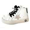 Lola + The Boys Girls Black Happy High-Top Sneaker