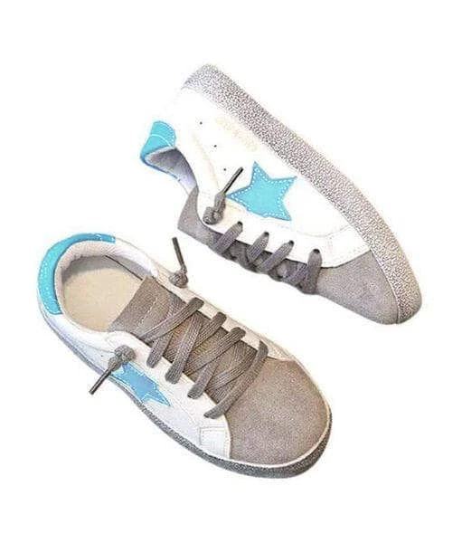 Best deal ๐ Lola + The Boys ๐ง Girls Blue Star ๐ Sneaker ๐ฅ 6 Lola + The Boys Girls Blue Star Sneaker