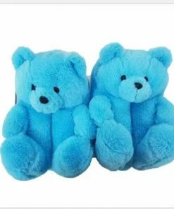 Lola & The Boys Fuzzy Bear Slippers New Arrivals