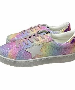 Lola + The Boys Ombre Glitter Star Sneaker