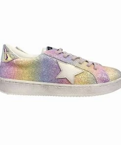Lola + The Boys Ombre Glitter Star Sneaker