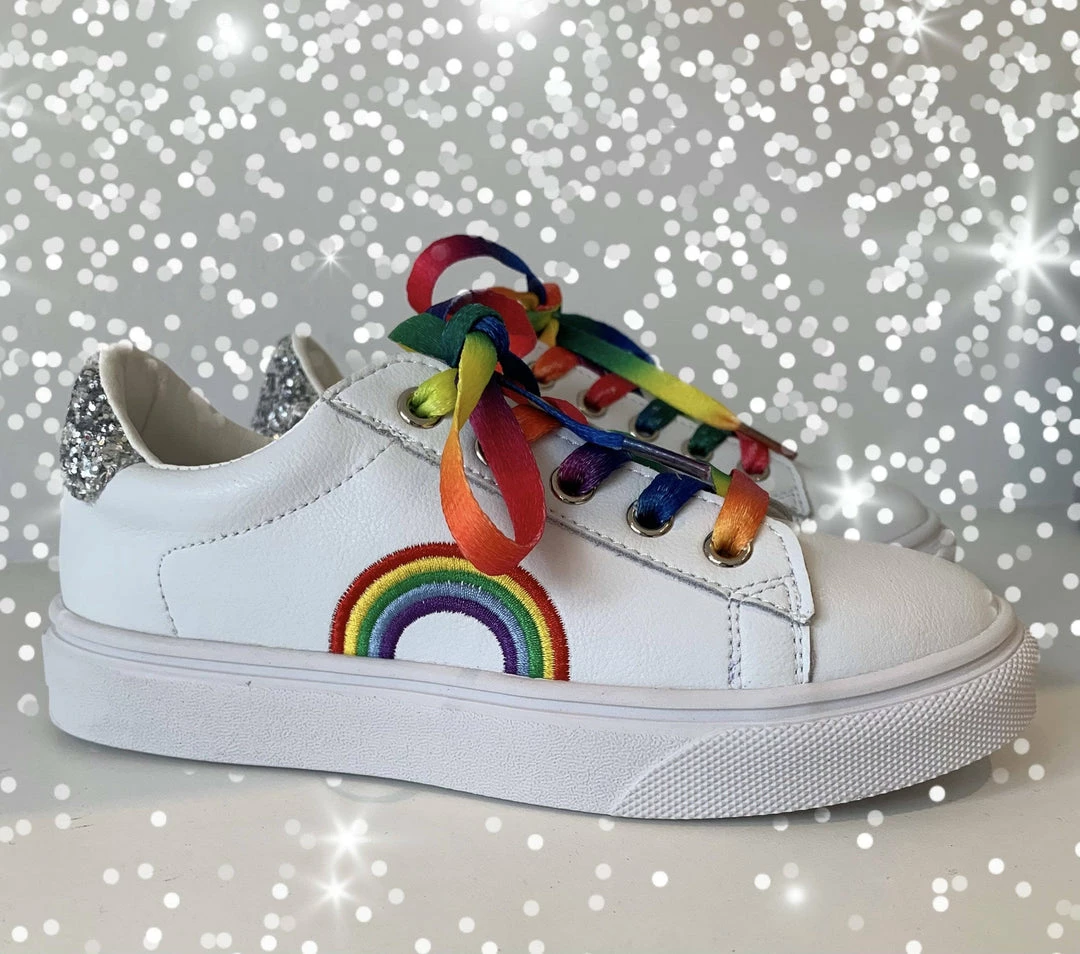 Budget ๐งจ Lola + The Boys ๐ง Girls Over The Rainbow ๐ Sneakers โ 7 Lola + The Boys Girls Over The Rainbow Sneakers