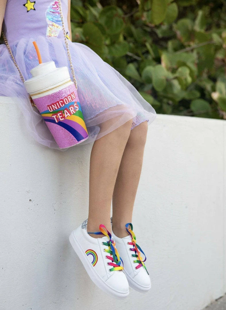 Budget ๐งจ Lola + The Boys ๐ง Girls Over The Rainbow ๐ Sneakers โ 4 Lola + The Boys Girls Over The Rainbow Sneakers