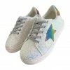 Lola + The Boys Girls Rainbow Star Glitter Sneaker