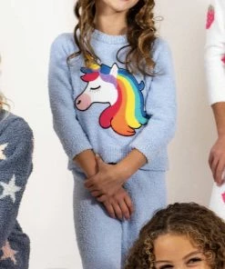 Lola + The Boys Fuzzy Unicorn Set New Arrivals