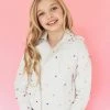 Lola + The Boys Gem Vegan Moto Jacket Girls