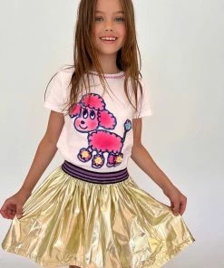 Deals ๐ Lola + The Boys Goldie Foil ๐ Skirt ๐ 14 Lola + The Boys Goldie Foil Skirt