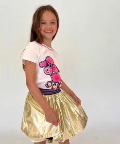 Deals ๐ Lola + The Boys Goldie Foil ๐ Skirt ๐ 21 Lola + The Boys Goldie Foil Skirt