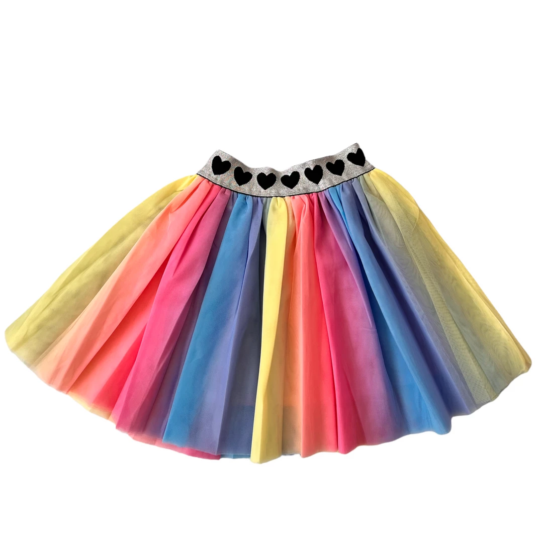 Best Pirce 🔔 Lola + The Boys Hearts Rainbow Tutu 👗 Skirt New Arrivals ✔️ 4 Lola + The Boys Hearts Rainbow Tutu Skirt New Arrivals