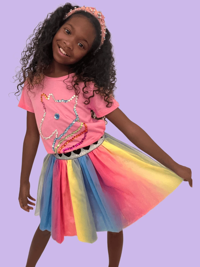 Best Pirce 🔔 Lola + The Boys Hearts Rainbow Tutu 👗 Skirt New Arrivals ✔️ 3 Lola + The Boys Hearts Rainbow Tutu Skirt New Arrivals