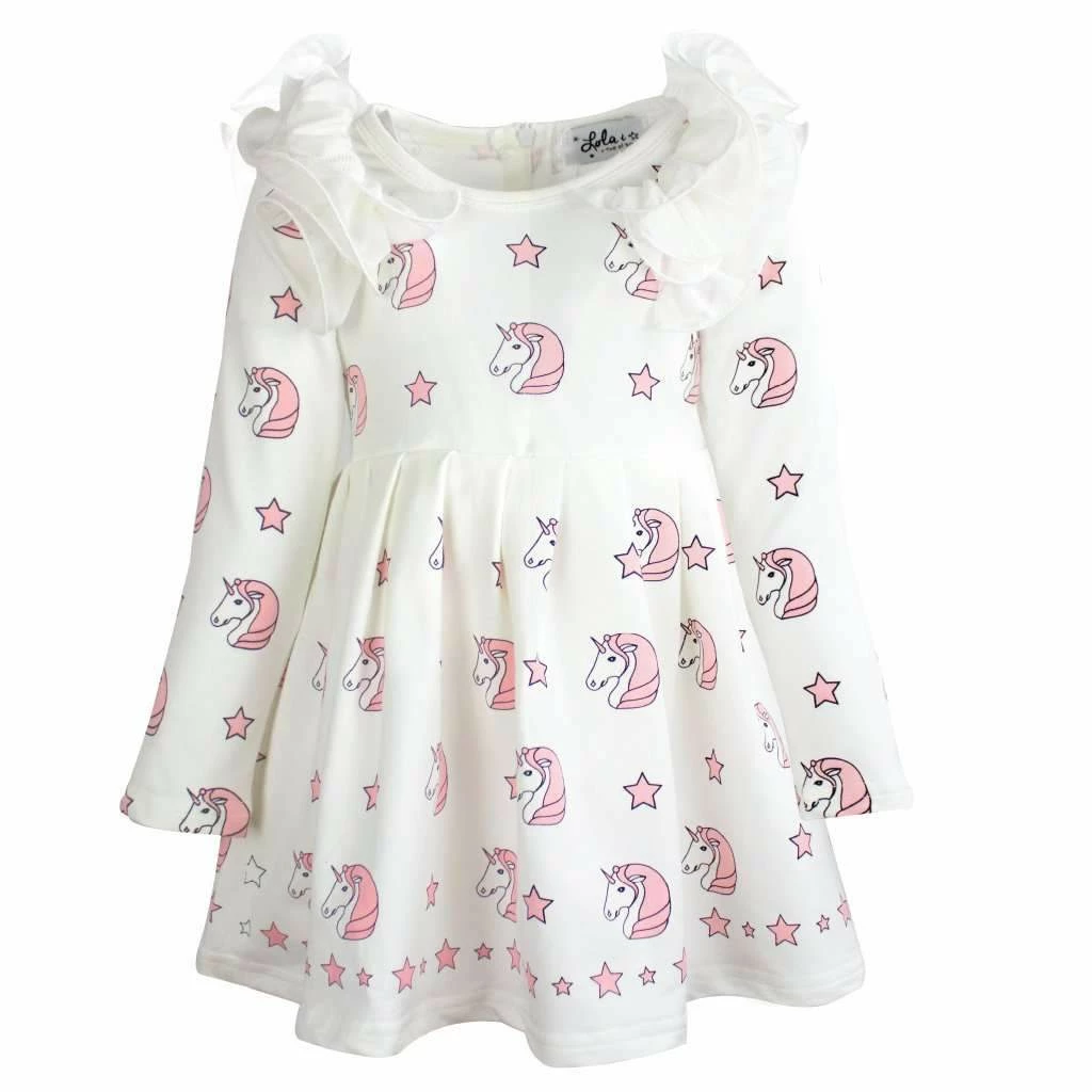 Coupon ๐ฅ Lola & The Boys Pink Unicorn Dream ๐ Dress New Arrivals ๐ 4 Lola & The Boys Pink Unicorn Dream Dress New Arrivals
