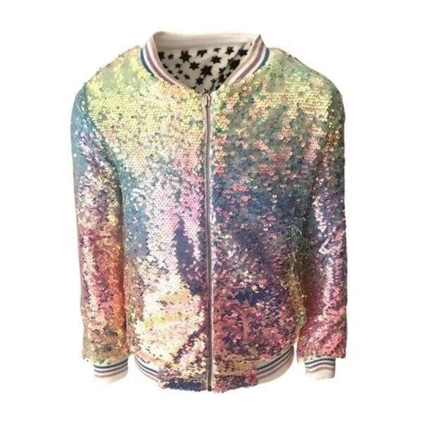 Discount ๐ Lola + The Boys Icy Ombre Sequin Jacket ๐ 5 Lola + The Boys Icy Ombre Sequin Jacket